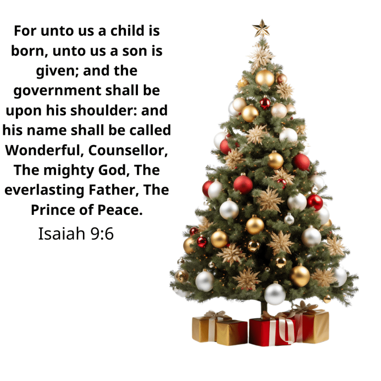 For unto us a child is born, unto us a son is given; and the government shall be upon his shoulder and his name shall be called Wonderful, Counsellor, The mighty God, The everlasting Father, The P