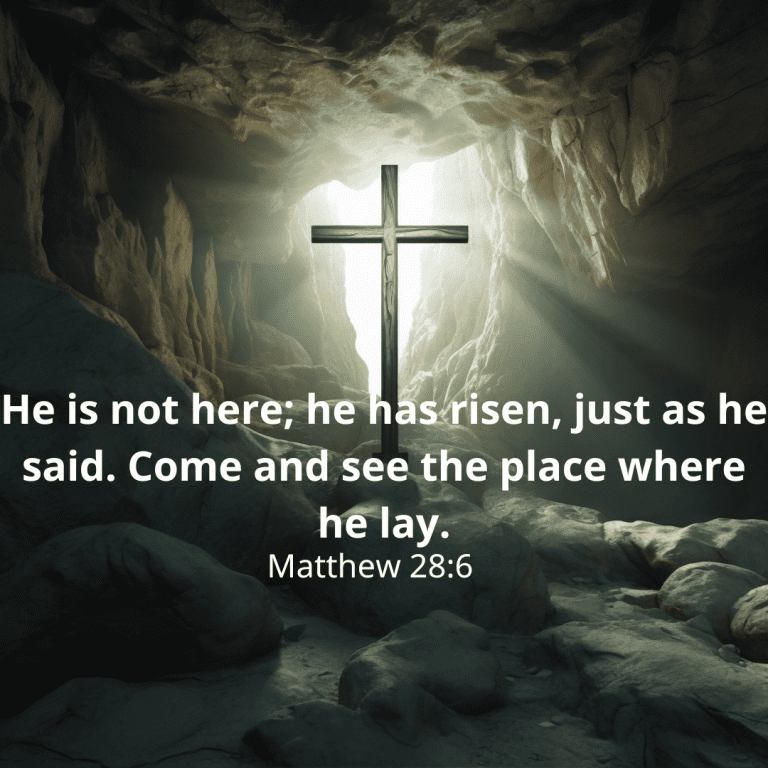 He is not here; he has risen, just as he said. Come and see the place where he lay