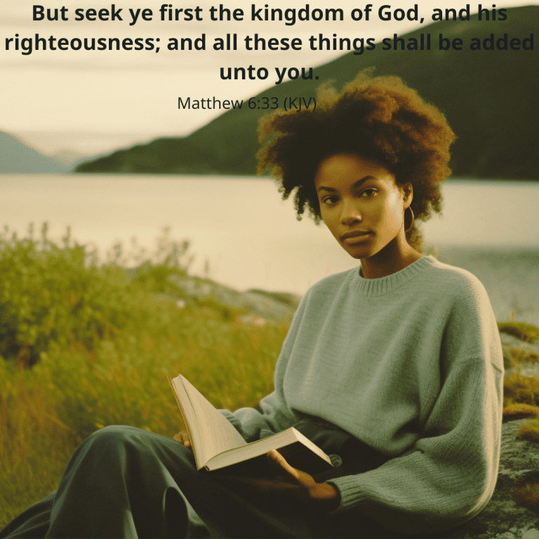 But seek ye first the kingdom of God, and his righteousness; and all these things shall be added unto you.