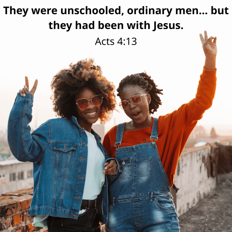 They were unschooled, ordinary men… but they had been with Jesus.
